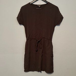 Tommy Bahama Drawstring Waist Mini Dress in Army Green Size XXS